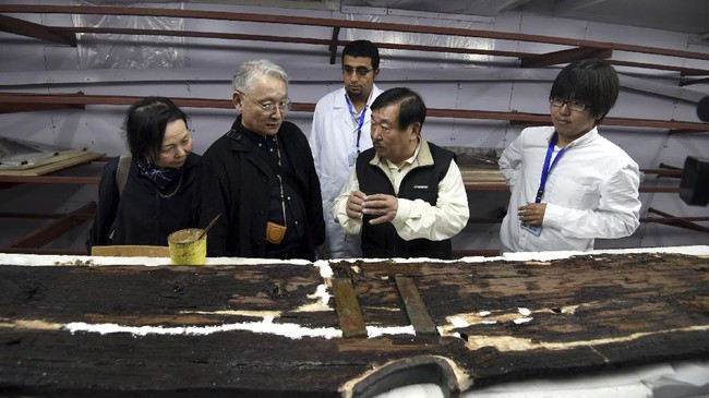 Perahu Ribuan Tahun Sang Firaun Ditemukan di Giza
