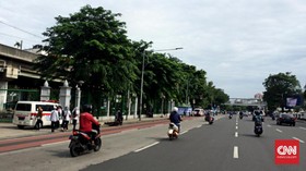 Aksi 313, Jalan Menuju Masjid Istiqlal Ramai Lancar