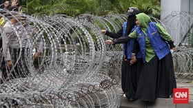 Polisi Tutup Kawasan Patung Kuda dan Monas di Tengah Kabar Reuni 212