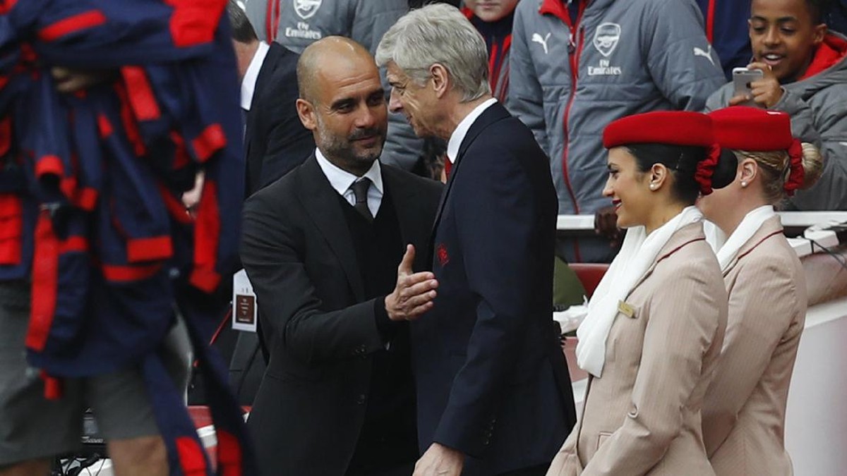 Potret Arsenal dan ManCity Berbagi Angka