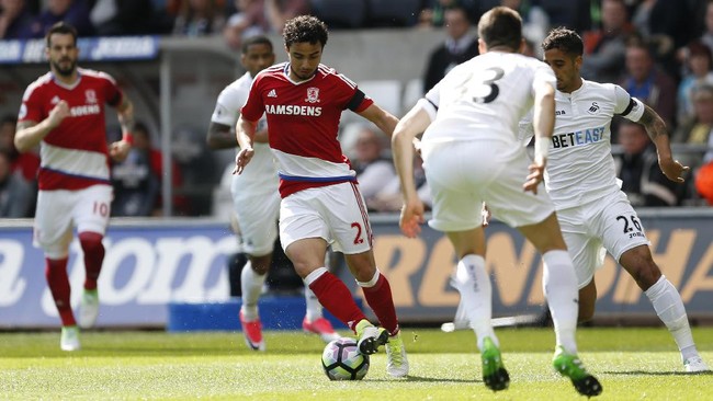 Rendahnya kualitas permainan membuat Swansea dan Middlesbrough gagal menciptakan banyak peluang emas di pertandingan babak pertama.