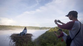 Enam Titik 'Selfie' di Desa Mangunan Bantul Rawan Longsor