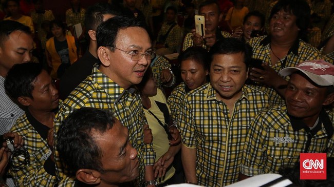 Ketua Umum Partai Golkar, Setya Novanto mengaku optimis jika pasangan yang diusung oleh partainya,Ahok-Djarot akan memenangi Pilkada DKI Jakarta.