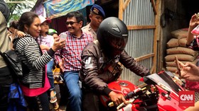 Naik Motor Sport, Djarot Dijaga 100 Polisi di Kembangan Utara