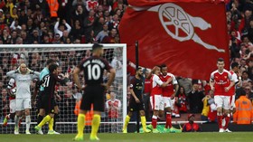 Potret Arsenal dan ManCity Berbagi Angka