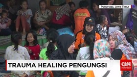 Anak Korban Longsor Ponorogo Ikuti Terapi Pemulihan Trauma