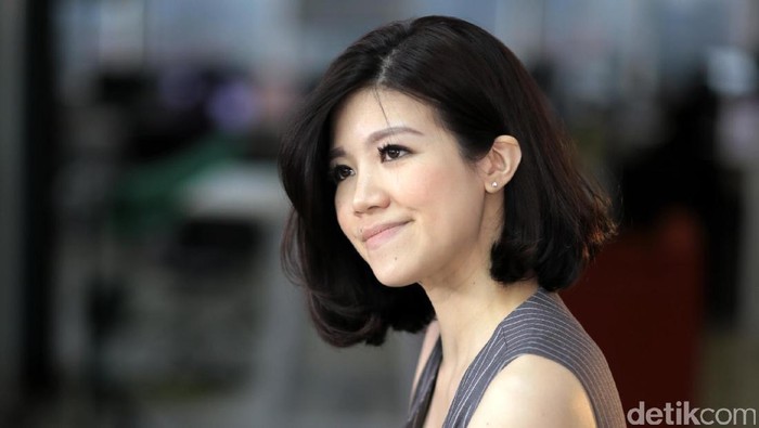 Agatha Suci saat tampil di detikcom.