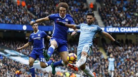 Pertarungan Dendam David Luiz vs Aguero