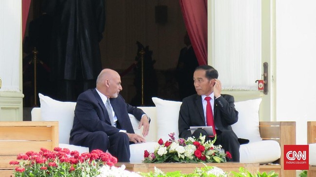 Dalam ceritanya, Jokowi mengungkapkan bahwa Presiden Afghanistan pernah meminta Indonesia belajar dari negaranya yang mengalami perpecahan.