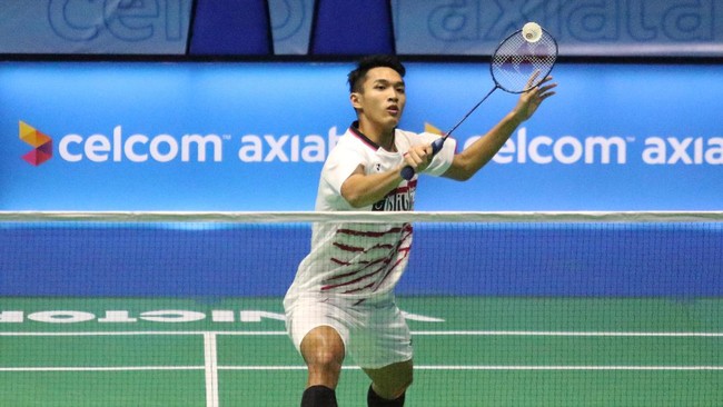 Jonatan Christie berhasil jadi pebulu tangkis Indonesia pertama yang lolos ke babak perempat final Malaysia Super Series Premier.