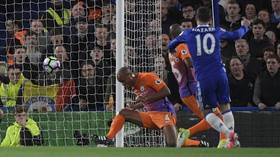 Babak 1, Chelsea Unggul atas Manchester City