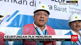 Keuntungan PLN Menurun