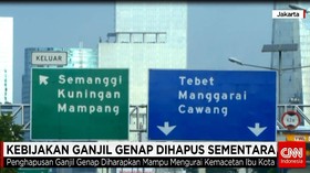 Penghapusan Sementara Kebijakan Ganjil Genap