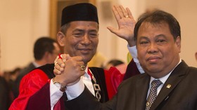 Jimly Ungkap Saldi Isra & Arief Hidayat Tak Tahan Masalah Internal MK