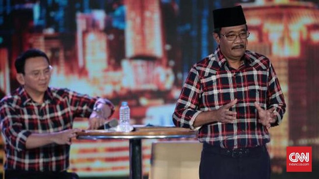 Djarot meminta maaf karena menyadari punya banyak kekurangan atas kinerjanya bersama Ahok selama memimpin Jakarta.