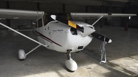 Pesawat Cessna Jatuh di Sungai Cimanuk Indramayu