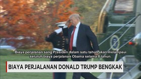 Biaya Perjalanan Trump Menggelembung