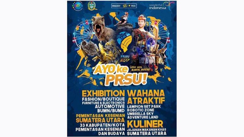 Dinas Kebudayaan dan Pariwisata Sumatera Utara (Sumut) menghelat Sumut Paten Fashion and Food Festival 2017.