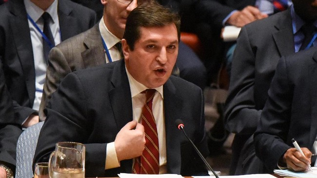 Rusia memveto draf resolusi DK PBB yang mengecam serangan gas mematikan di Suriah dan meminta Assad bekerja sama dalam penyelidikan insiden tersebut.