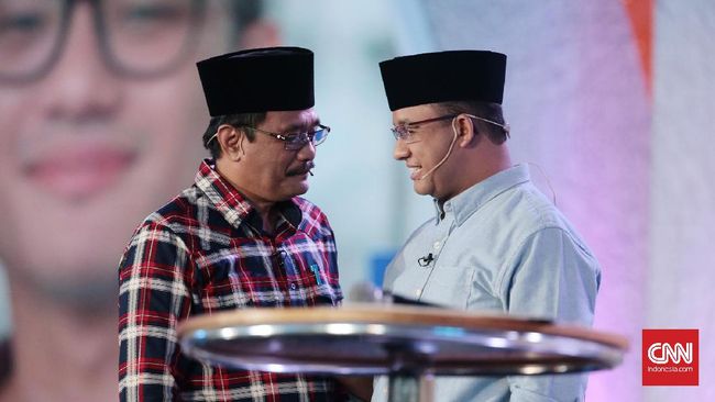 Pesan Damai Pasangan Cagub DKI Usai Debat Pilkada Meski sama-sama bersaing dalam Pilkada DKI Jakarta, pasangan Anies-Sandi dan Ahok-Djarot ompak mengirim pesan damai untuk proses piemilihan putaran kedua.