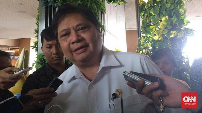 Menteri Perindustrian, Airlangga Hartarto.