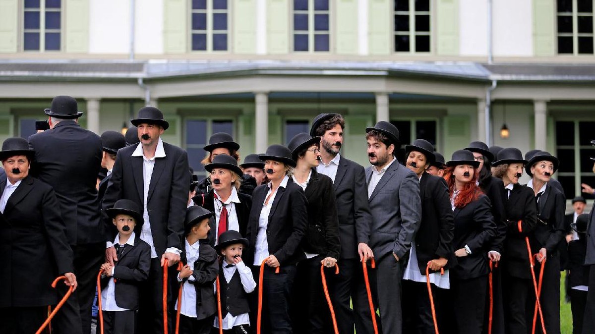 Charlie Chaplin 'Hidup' Kembali di Swiss