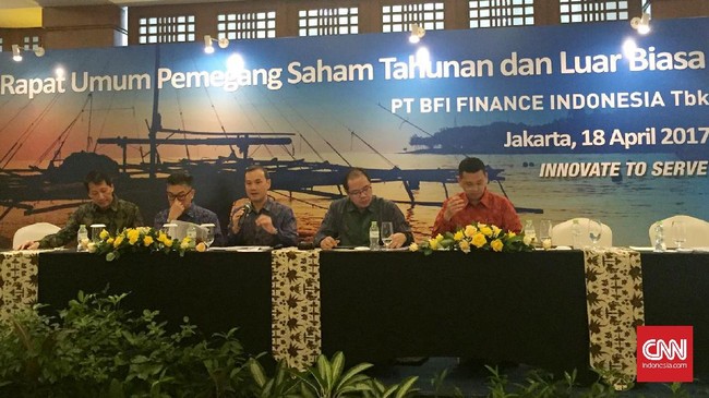 Jumlah pembiayaan PT BFI Finance Indonesia Tbk tersebut tumbuh 35,5 persen dari realisasi periode yang sama tahun lalu, yaitu Rp2,33 triliun.