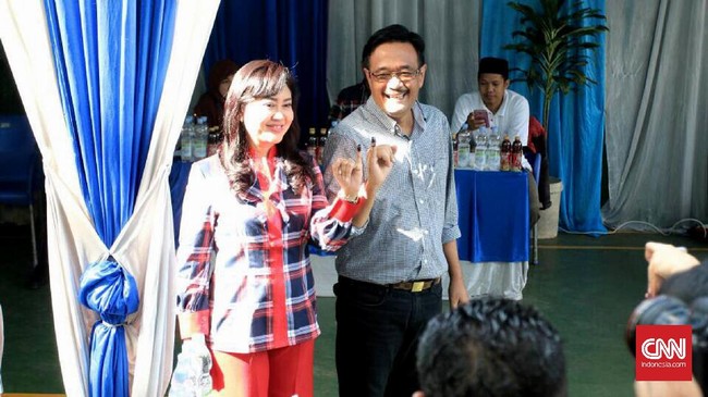 Kemenangan ini melanjutkan kekuatan Anies-Sandi di TPS Djarot mencoblos pada putaran pertama.