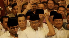 Didampingi Anies-Sandi, Prabowo Bertemu 20 Dubes Eropa
