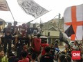 Warga Jatinegara Pawai Rayakan Keunggulan Anies-Sandi