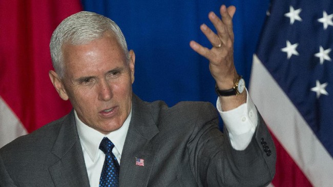 Hasil tes wakil presiden AS, Mike Pence dinyatakan negatif Covid-19.