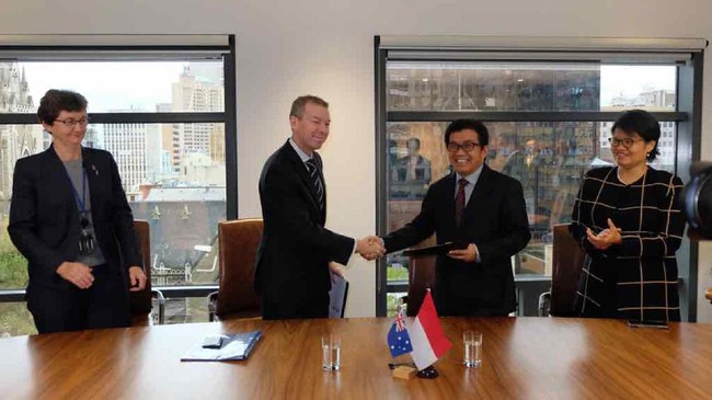 Otoritas Jasa Keuangan menggandeng Australian Securities and Investments Commision demi pertukaran informasi di bidang inovasi layanan sektor jasa keuangan.