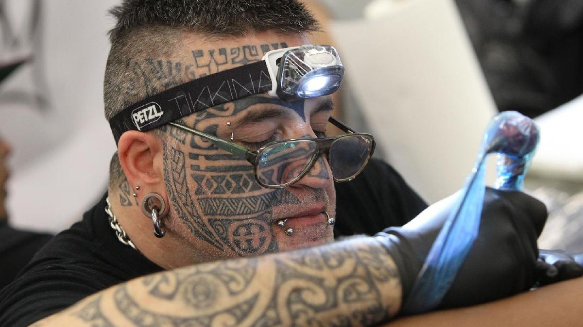 Perayaan 25 Tahun Konvensi Pencinta Tato Dunia di Jerman