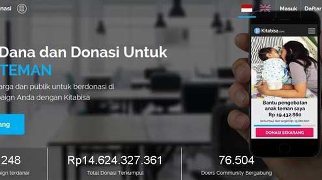 Situs Kitabisa Tutup Penggalangan Dana Cak Budi