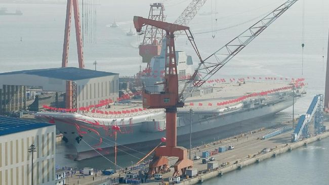 Kawasan Memanas China Luncurkan Kapal Induk Mutakhir