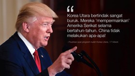 Kicau Trump selama 100 Hari Menjabat