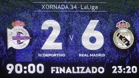 Foto: Pesta Gol Tim Lapis Kedua Real Madrid