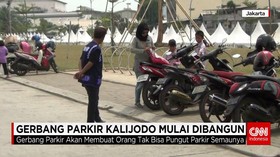Pembangunan Gerbang Parkir Kalijodo