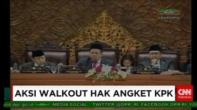 Hak Angket KPK Diketok Sepihak, Sebagian Anggota DPR Walk Out