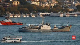 Kapal Rusia yang Karam Sempat Terlihat di Istanbul Tahun Lalu