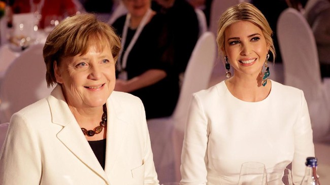 Ivanka Trump menggantikan ayahnya, Presiden Donald Trump, mewakili Amerika Serikat dalam pertemuan antar kepala negara di KTT G20 di Hamburg, Jerman.
