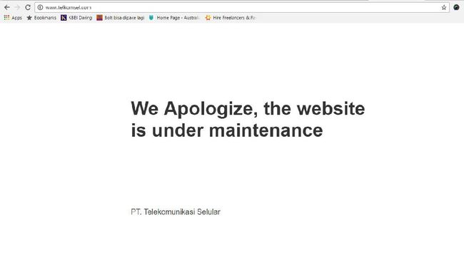 Sejak Pagi Dibajak, Situs Telkomsel Masih Tak Bisa Diakses Dari pantauan CNN Indonesia, cuitan pertama yang melaporkan aksi pembajakan ini terpantau di linimasa Twitter sekitar pukul 06.00 WIB.