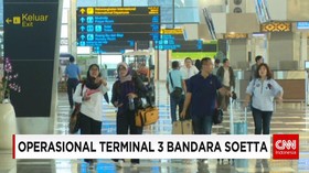 1 Mei Penerbangan Internasional Perdana di Terminal 3 Soetta