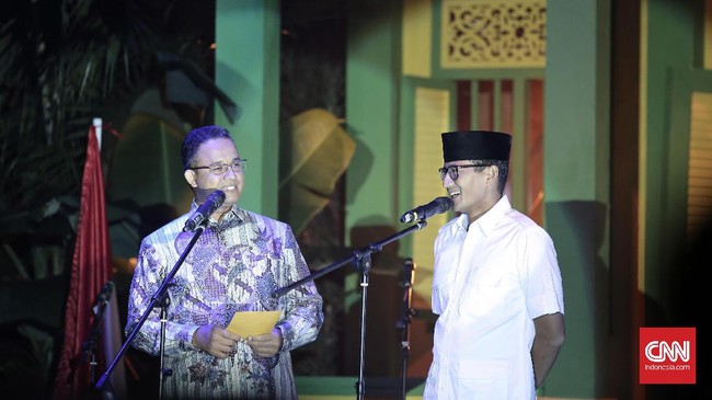 Sandiaga berharap tim transisi yang akan dibentuknya bersama Anies Baswedan adalah perwakilan dari program kampanye yang selama ini diusungnya.