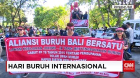 Unjuk Rasa Ribuan Buruh Tolak Outsourcing dan Upah Murah