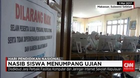 Perjuangan Ratusan Siswa Menumpang Ujian di Sekolah Lain