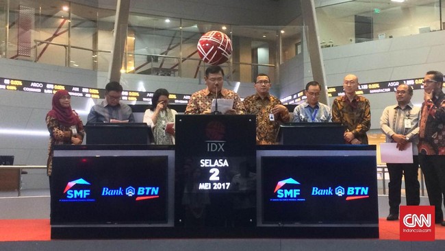 Hasil penerbitan sekuritisasi aset tersebut rencananya akan digunakan BTN untuk ikut mendanai program satu juta rumah.