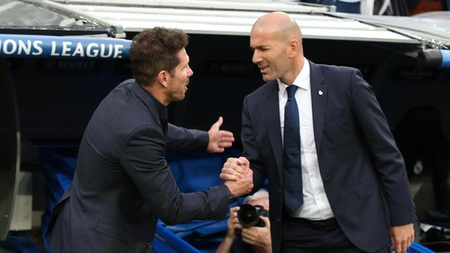 Menang 3-0 atas Atletico Madrid pada leg pertama semifinal Liga Champions, bagi Zinedine Zidane tak lantas mudah bertandang ke markas Atletico.