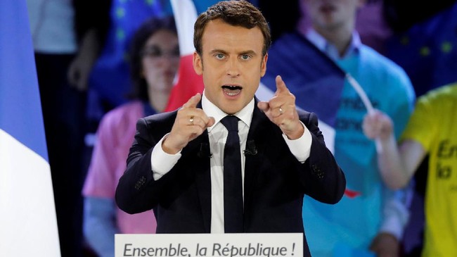 Capres Perancis, Emmanuel Macron, telah memilih calon perdana menterinya kelak jika menang, meski proses pemilihan umum belum berakhir.