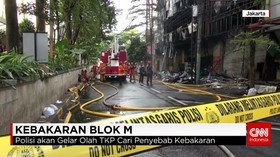 Polisi Olah TKP Kebakaran